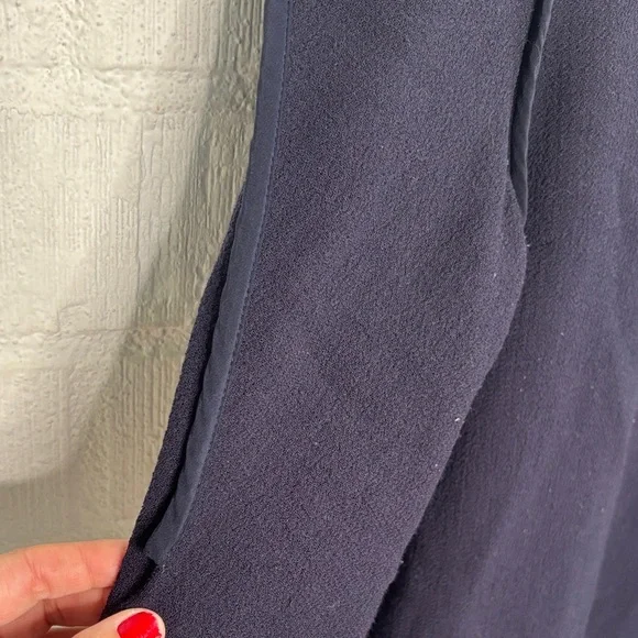 3.1 Phillip Lim Framed Silhouette Long Sleeve Navy Dress with pockets sz 4 - Picture 8 of 10